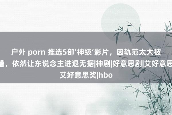 户外 porn 推选5部‘神级’影片，因轨范太大被豪恣吐槽，依然让东说念主进退无据|神剧|好意思剧|艾好意思奖|hbo