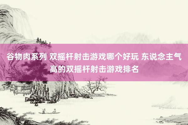 谷物肉系列 双摇杆射击游戏哪个好玩 东说念主气高的双摇杆射击游戏排名